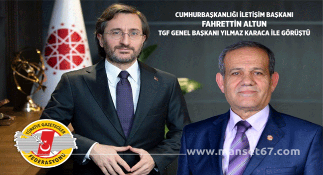 TGF, İletişim Bakanı Fahrettin Altun ile görüştü: "İlan zammı ve uydu bedelleri sorununu çözeceğiz"