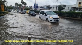 YARIN SABAHTAN İTİBAREN SAĞANAK YAĞMUR BEKLENİYOR...