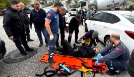 DİREKSİYON HAKİMİYETİNİ KAYBETTİ, YARALANDI...